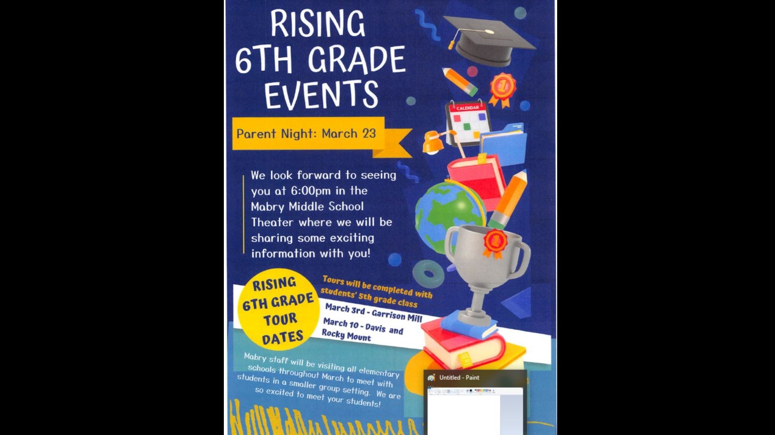 Parent Night Event - Rising 6th-Grade
